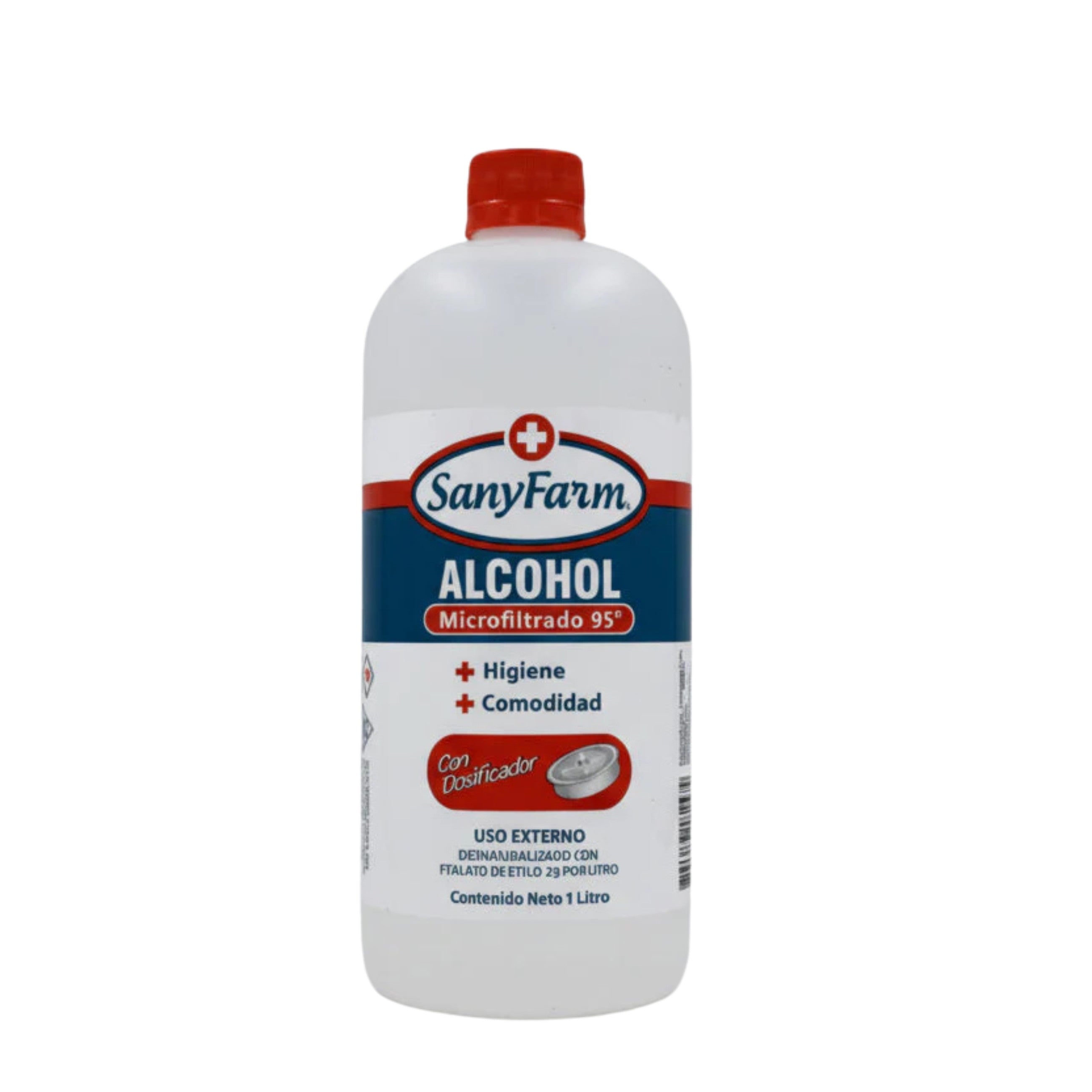 Alcohol Liquido Microfiltrado 95% 1lt