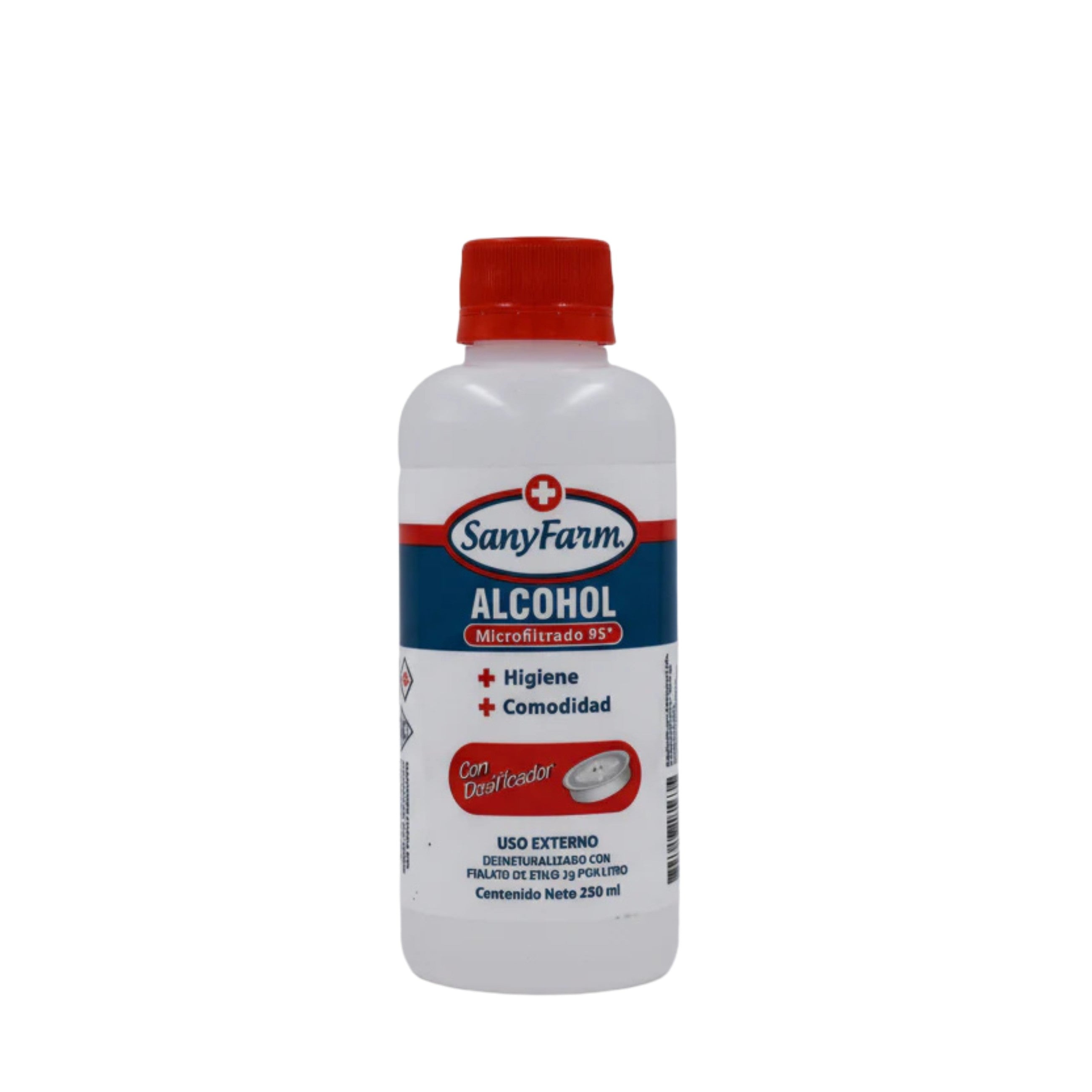 Alcohol Liquido Microfiltrado 95% 250ml
