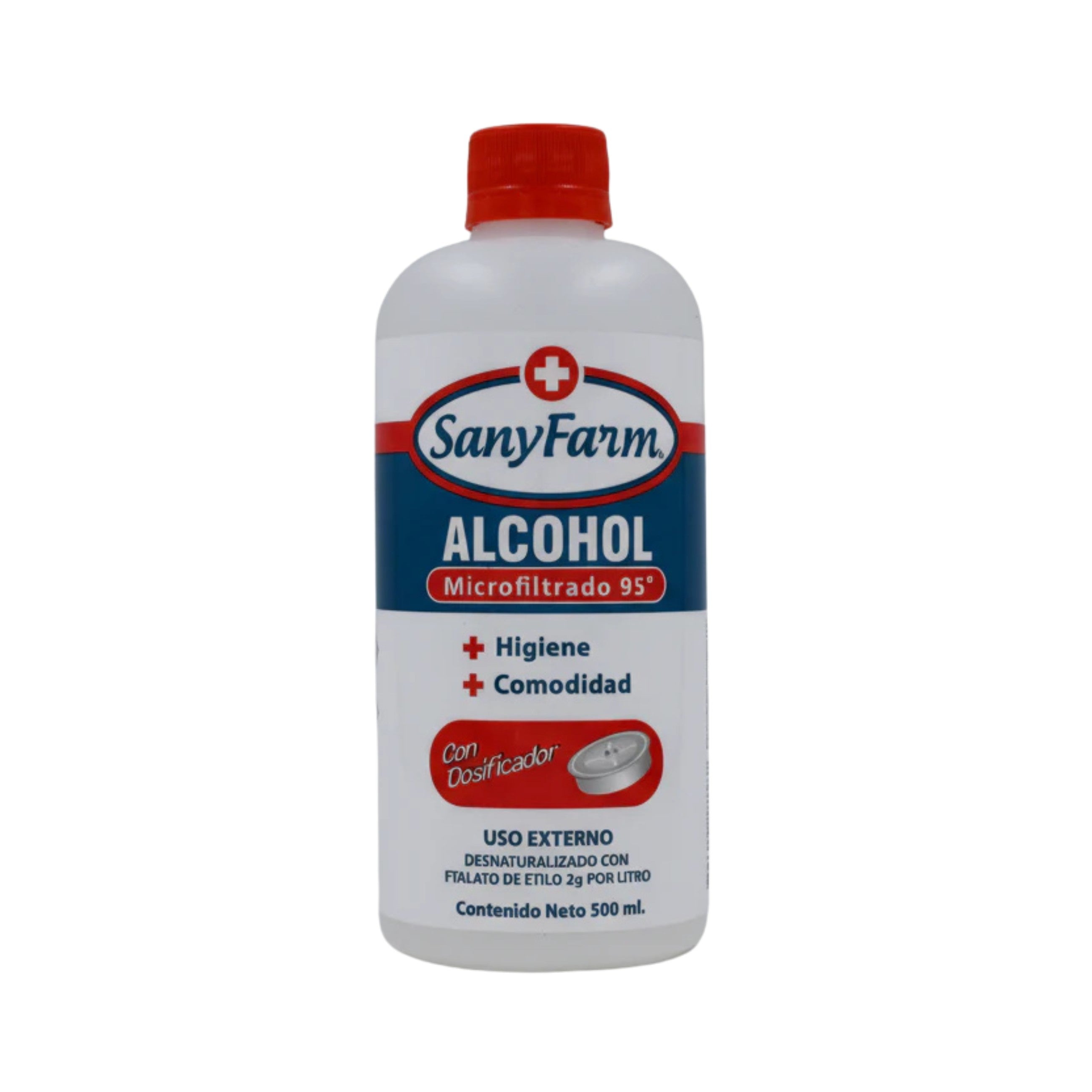Alcohol Liquido Microfiltrado 95% 500ml