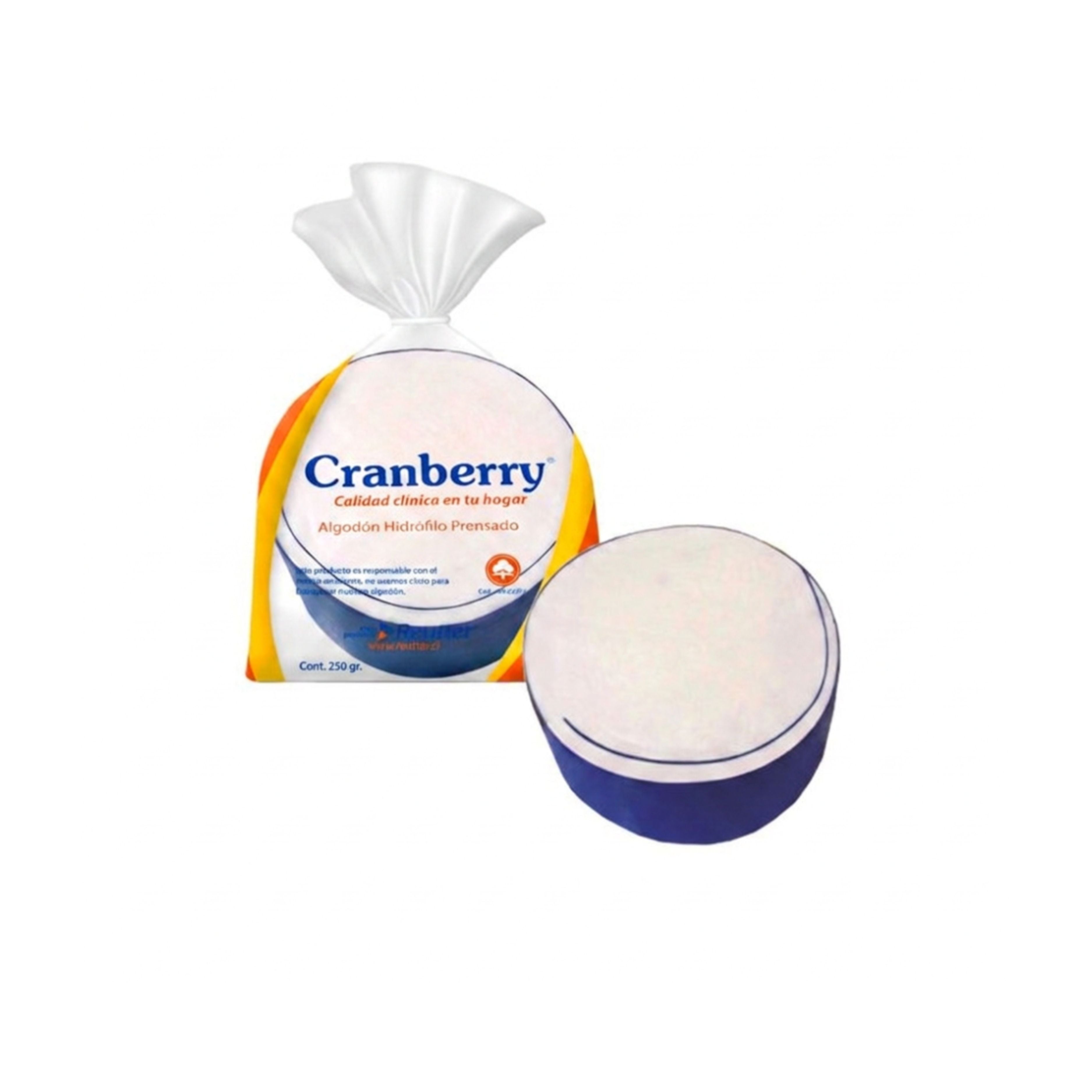 Algodón hidrófilo prensado Cranberry 250G