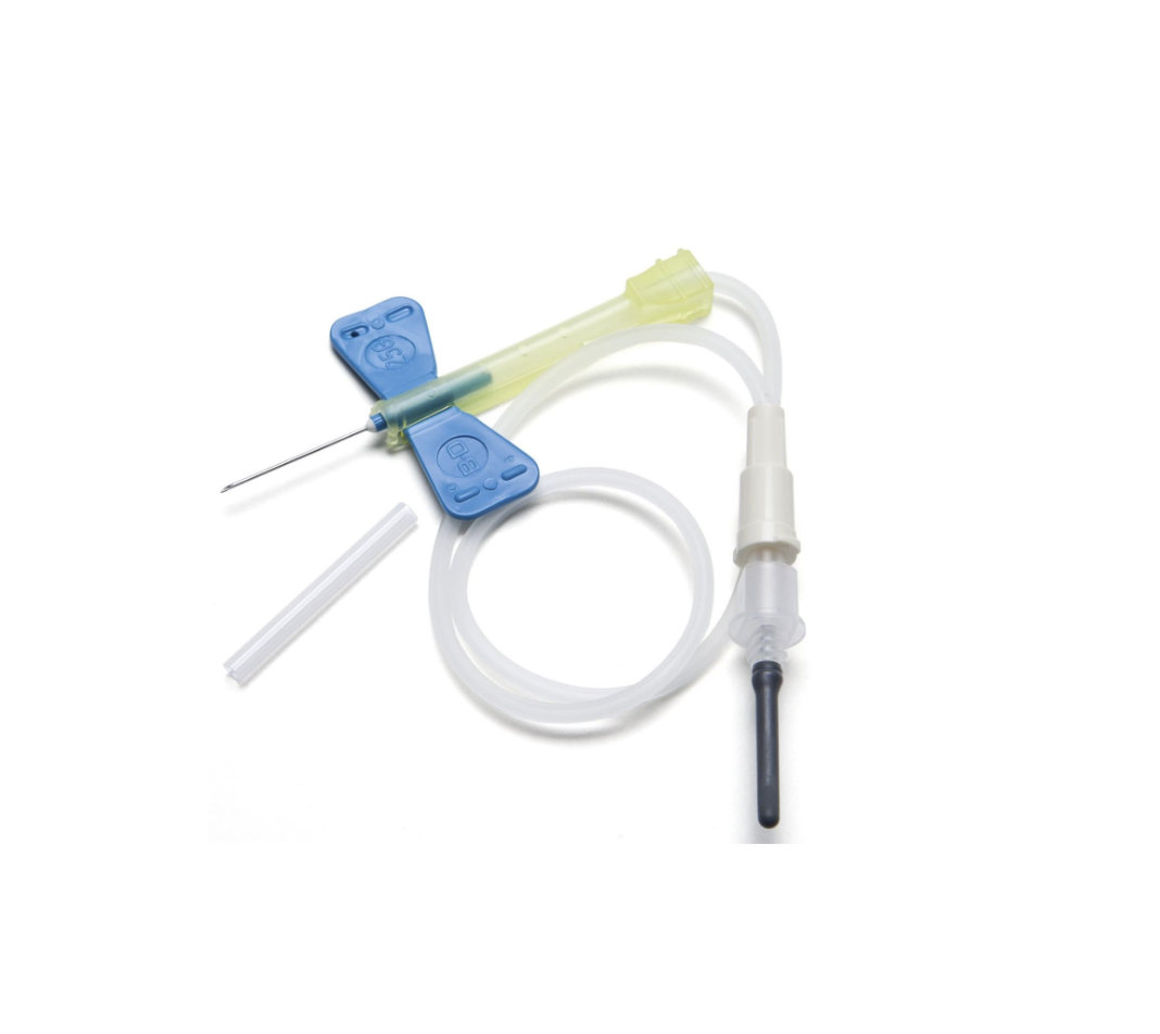 Agujas mariposa 23G x 3/4″ Vacutainer con adaptador Luer caja x 100 unidades