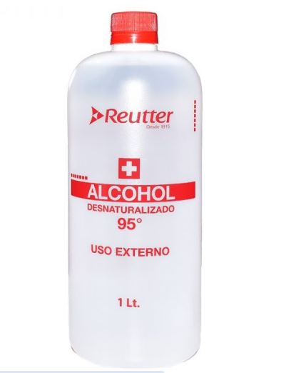 ALCOHOL ETILICO DESNAT. 95º  1 LT.