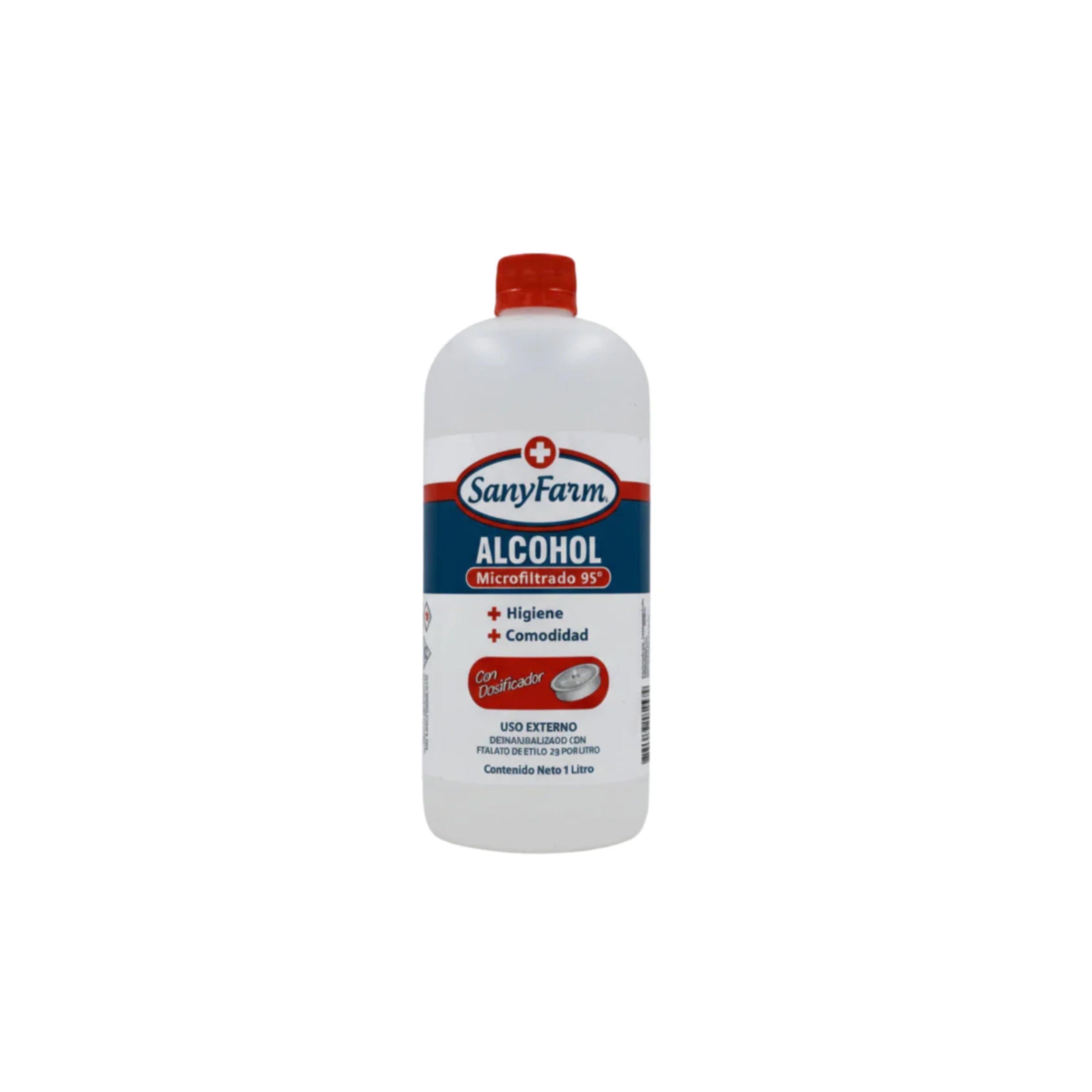 Alcohol líquido microfiltrado 95% 1 ltr