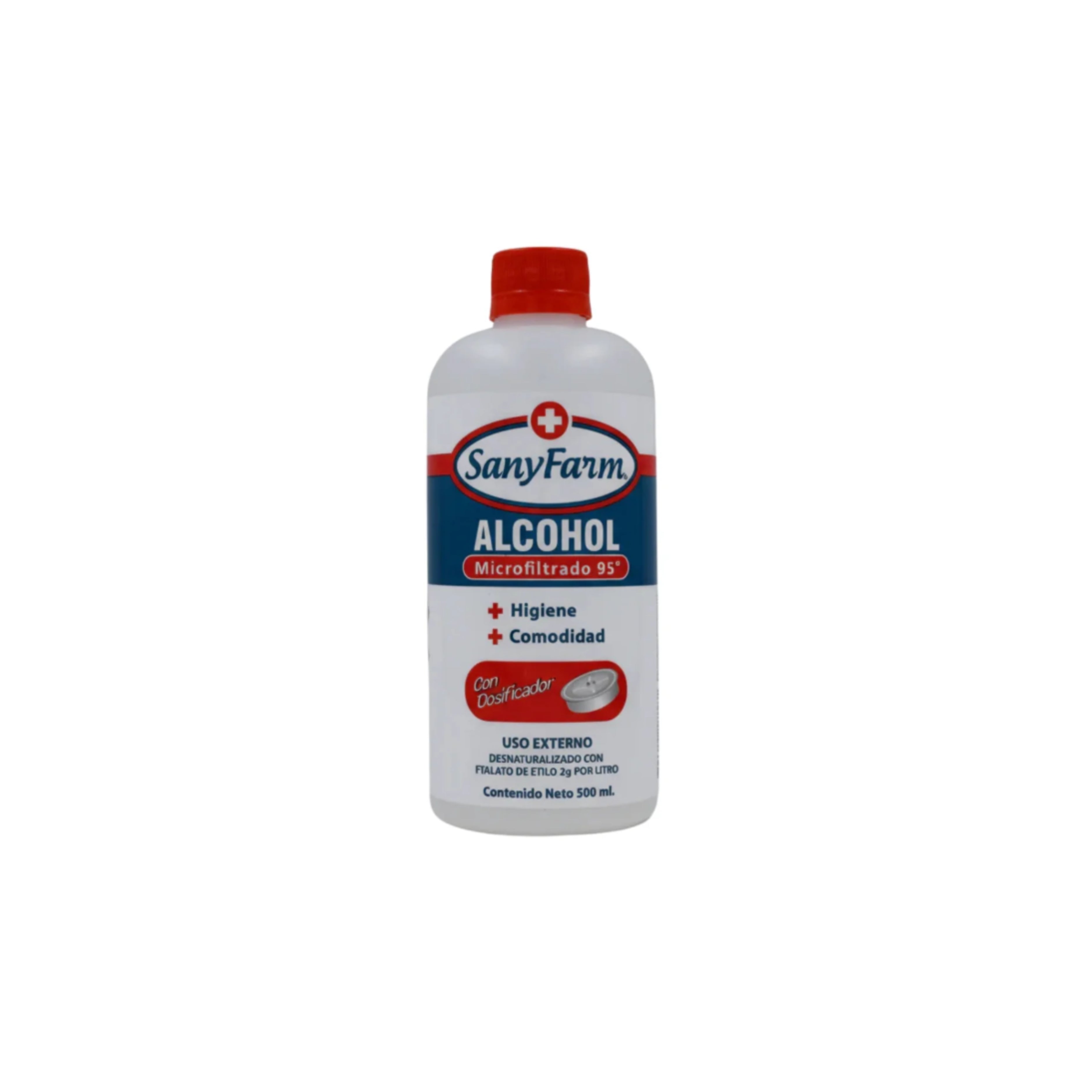 Alcohol líquido microfiltrado 95% 500ml