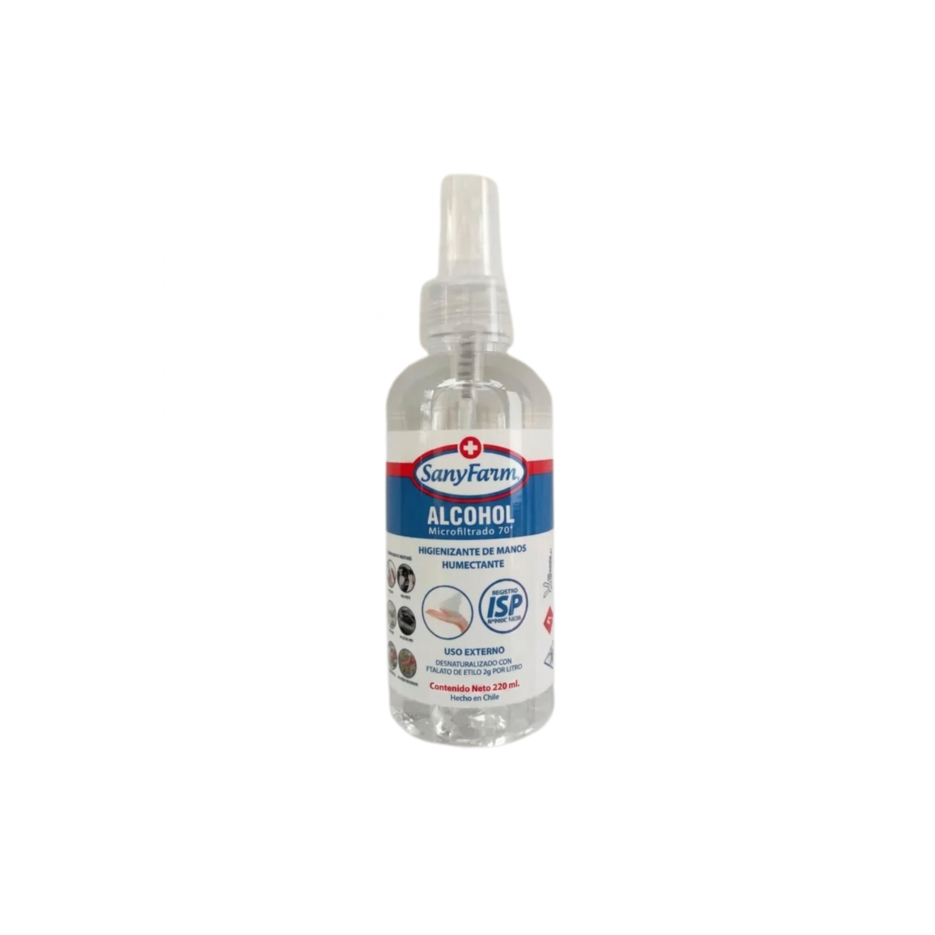 Alcohol en Spray 70% 220ml