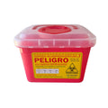 Contenedor cortopunzante color rojo de 5L