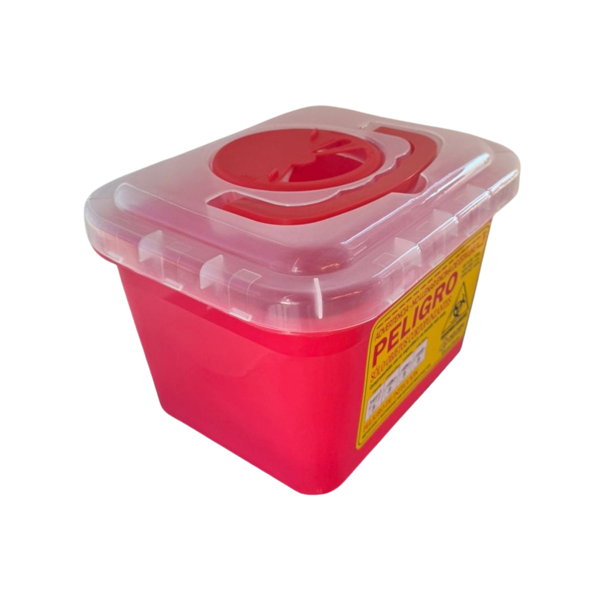 Contenedor cortopunzante color rojo de 5L