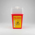 Contenedor Rojo cortopunzante 1L.