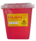 Contenedor Rojo Cortopunzante 7 litros