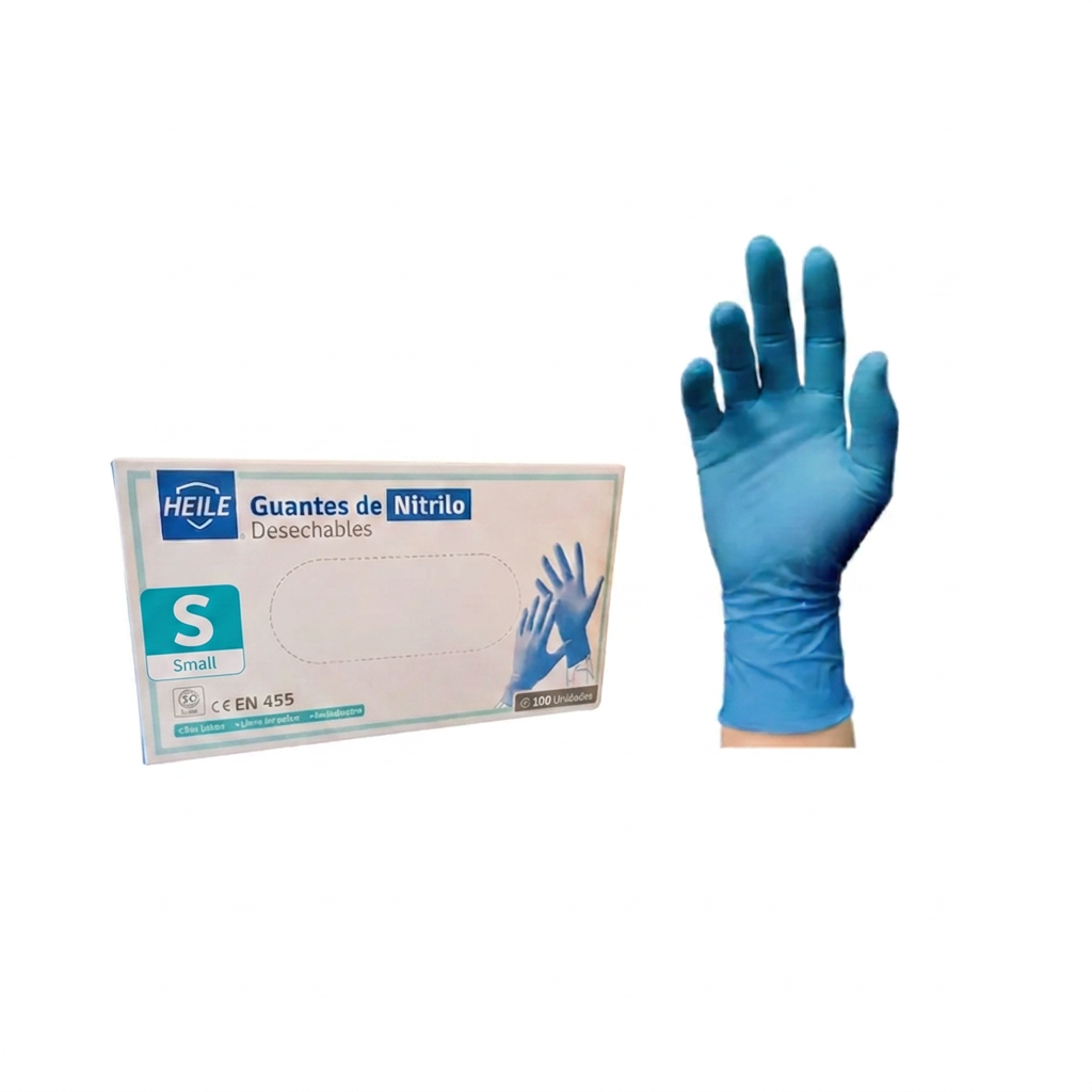 Guantes nitrilo Heile Talla S
