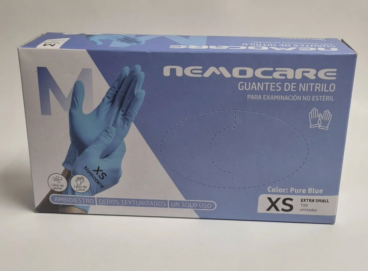 Guantes nitrilo Nemo Talla XS