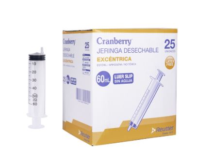 JERINGA CRANB.60cc.S/A EXCENTRICA CAJA x25