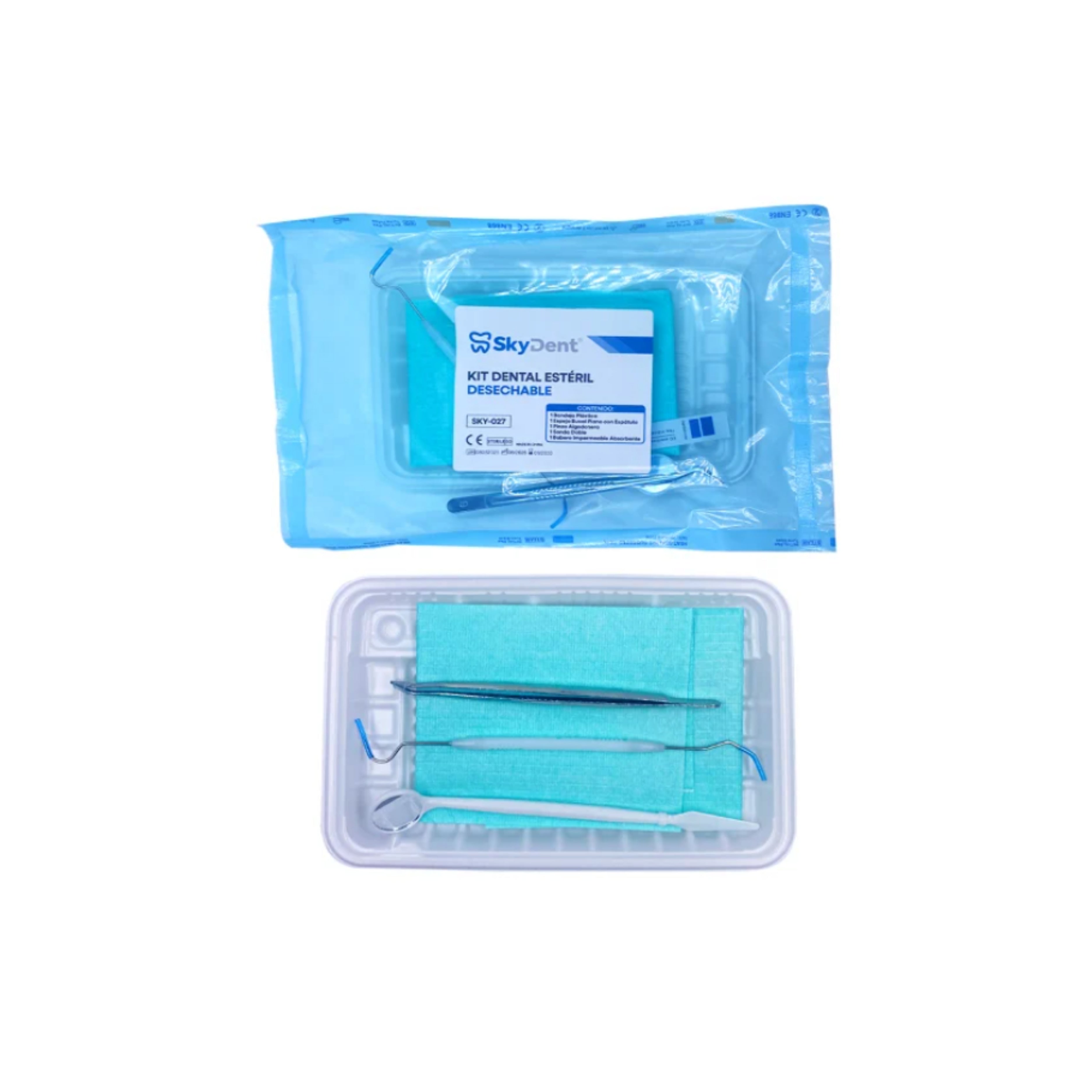 Kit de bandeja desechable dental