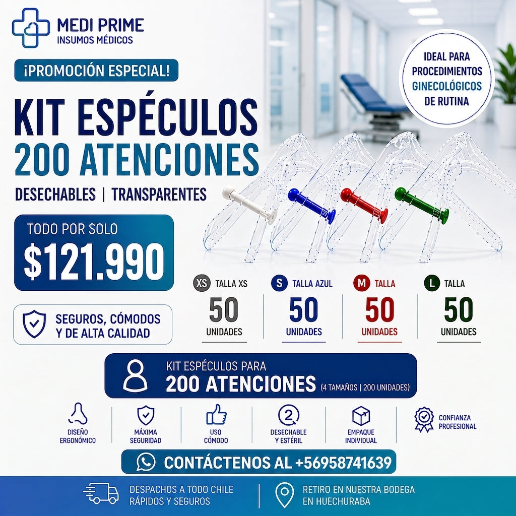 Pack Profesional Espéculos 200 Un.