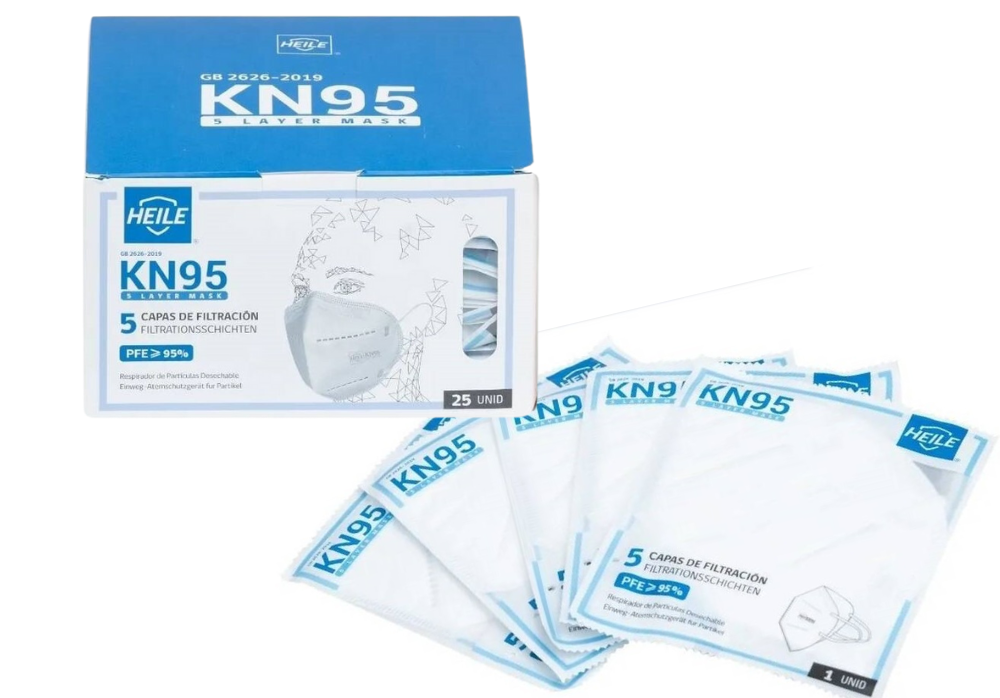 Caja de Mascarilla KN95 - 25 Unidades