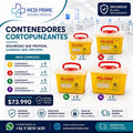 Pack Contenedores Cortopunzante 20 Un.