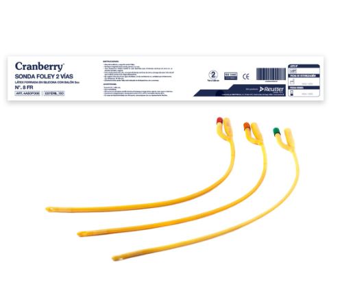 SONDA FOLEY 2 VIAS CON BALON 3CC 8 FR