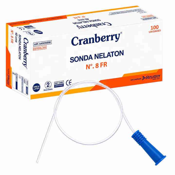 SONDA NELATON 40 CMS 8 FR UND