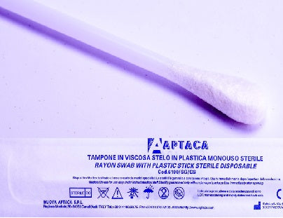 Torulas plástico con punta de rayon - estéril