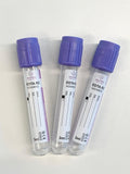 Tubos al vacio para muestras de sangra (Lila) - EDTA K2 - 3ml- 100 unidades