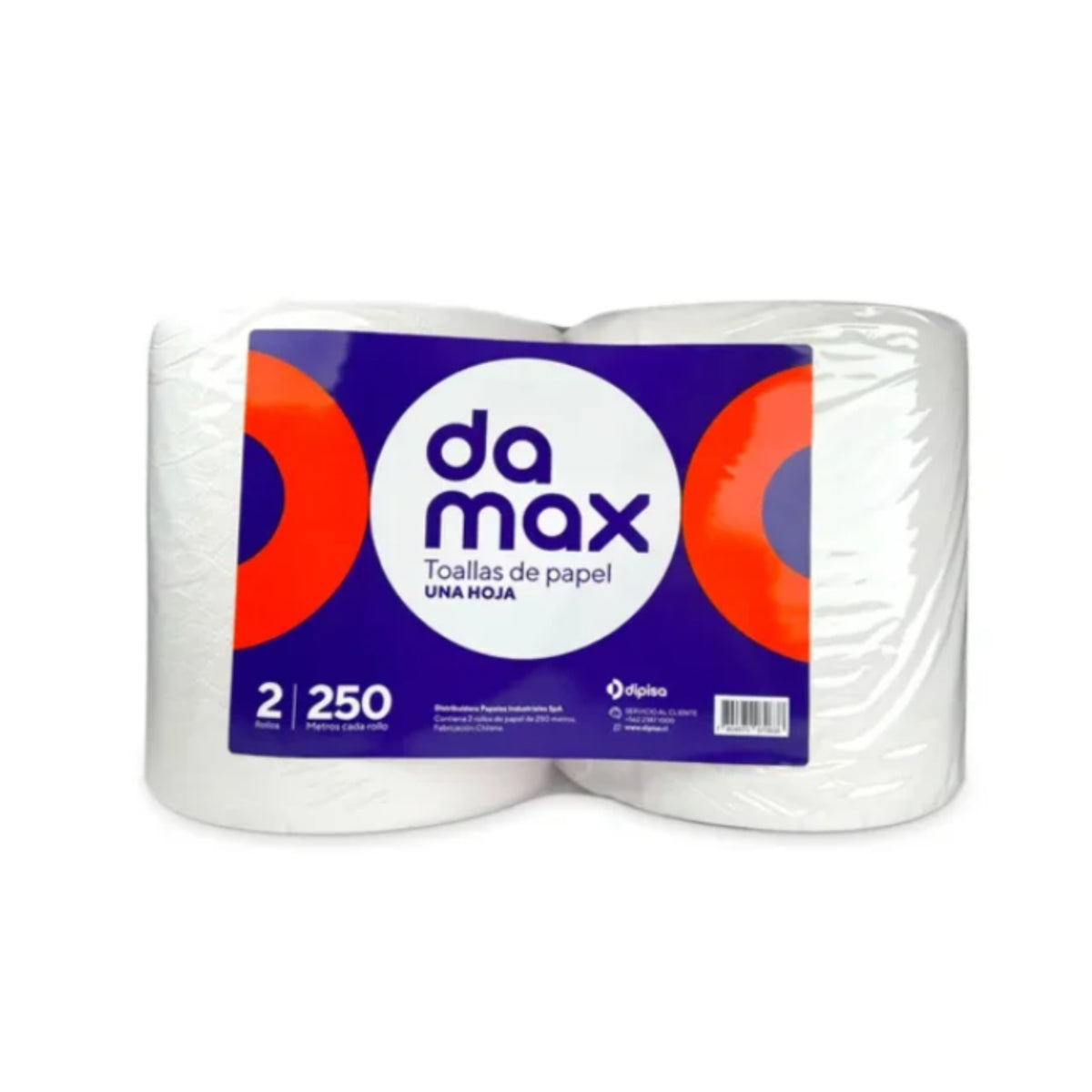 Toalla de Papel Pack 2 rollos 250 mts