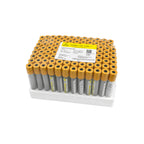 Tubo al vacío, Tapa Amarilla (Gel/ Clot Activador) 3,5ML (13X75MM) - Rack de 100 Unid