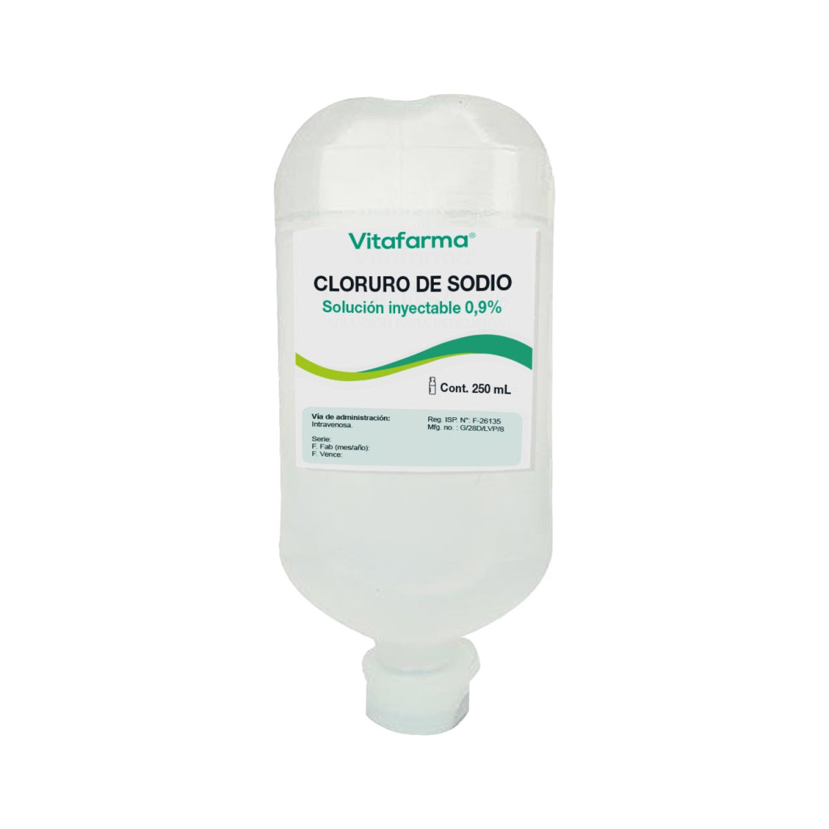 Cloruro de Sodio al 0,9% de 250ml - Vitafarma