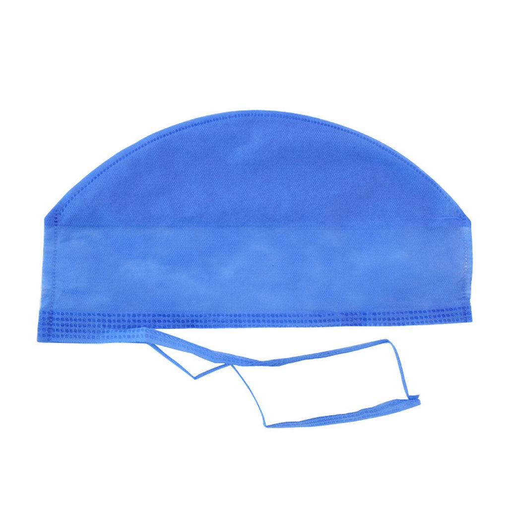 Gorro cirujano C/Tiras Celeste - Bolsa X 100Und.