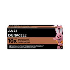 Pila AA Duracell caja 24 pilas alcalinas