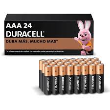 Pilas AAA Duracell caja 24 pilas alcalinas